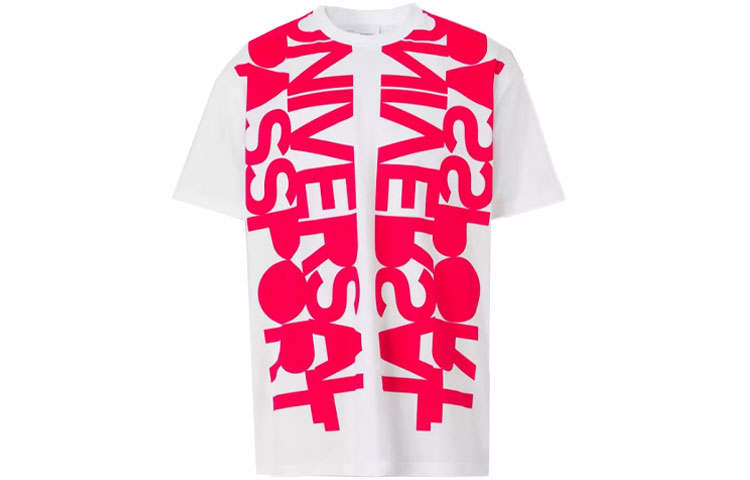 Burberry Universal Passport Cotton T Shirt