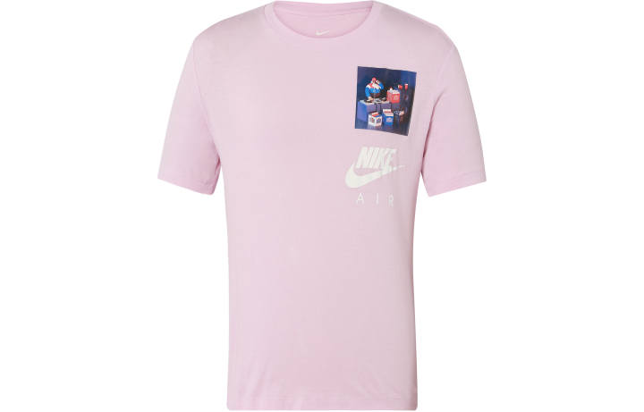 Nike Nike T Shirts Men's Pink Crew Neck Moderate