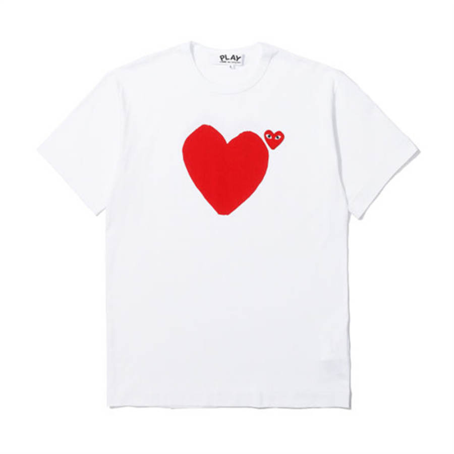 CDG Play CDG Play T Shirts Men's Crew Neck Moderate
