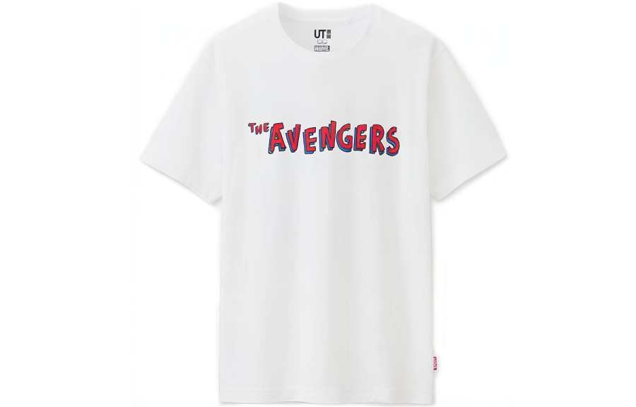 UNIQLO x Jason Polan Letter Print T Shirt Unisex White