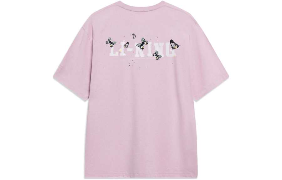 Li-Ning Li Ning Sports Trendy Collection T Shirt Men's Sand Pink