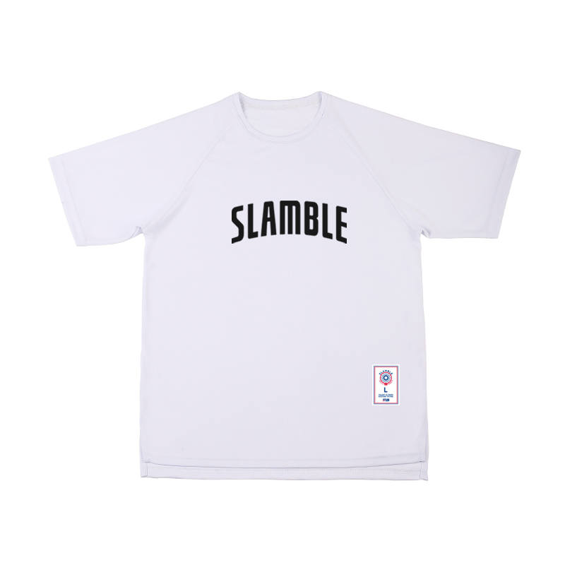 Slamble T Shirts Unisex Crew Neck Thin Straight Fit