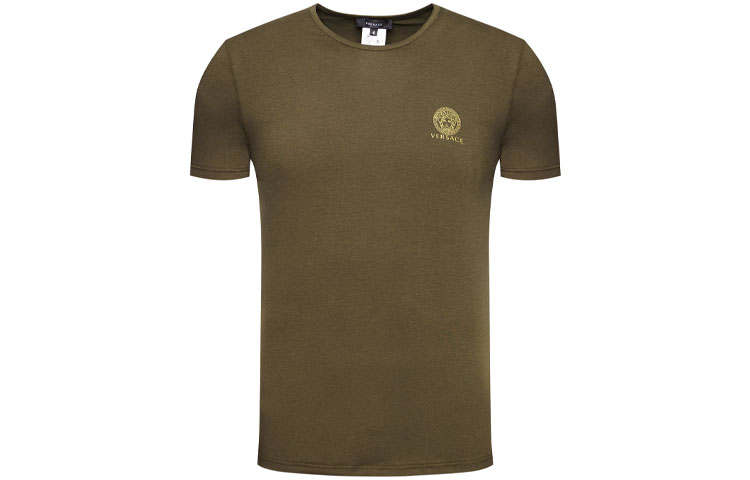 VERSACE VERSACE T Shirts Men's Jasper Crew Neck Thin Straight Fit