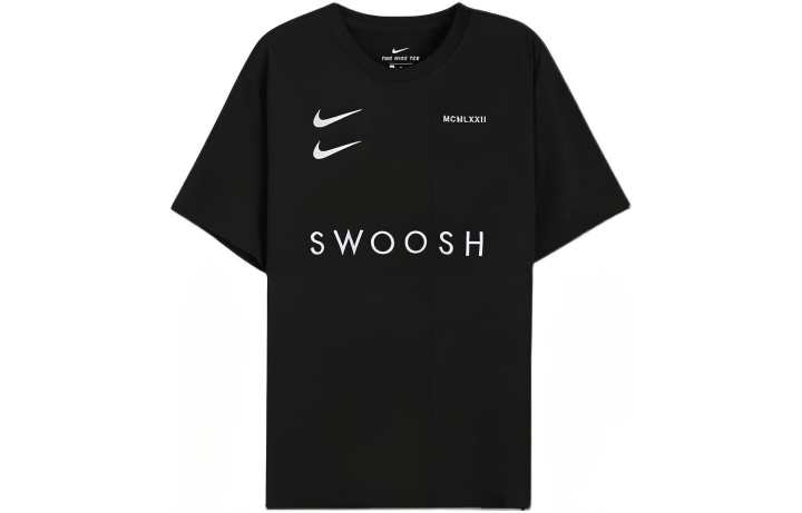 Nike Nike T Shirts Men's Black Crew Neck Moderate