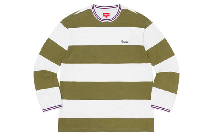 Supreme Supreme Printed Stripe L/S Top FW19
