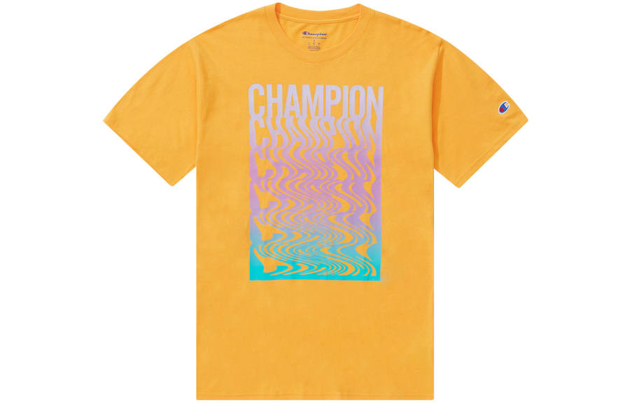 Champion T Shirts Unisex Crew Neck Moderate Straight Fit