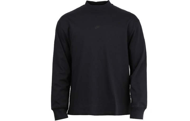 Nike Nike T Shirts Unisex Black Stand Collar Moderate