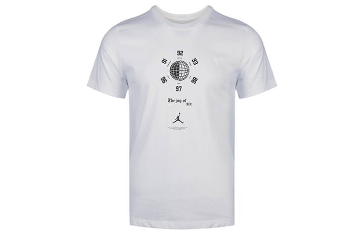 Jordan Jordan T Shirts Men's Crew Neck Moderate Straight Fit