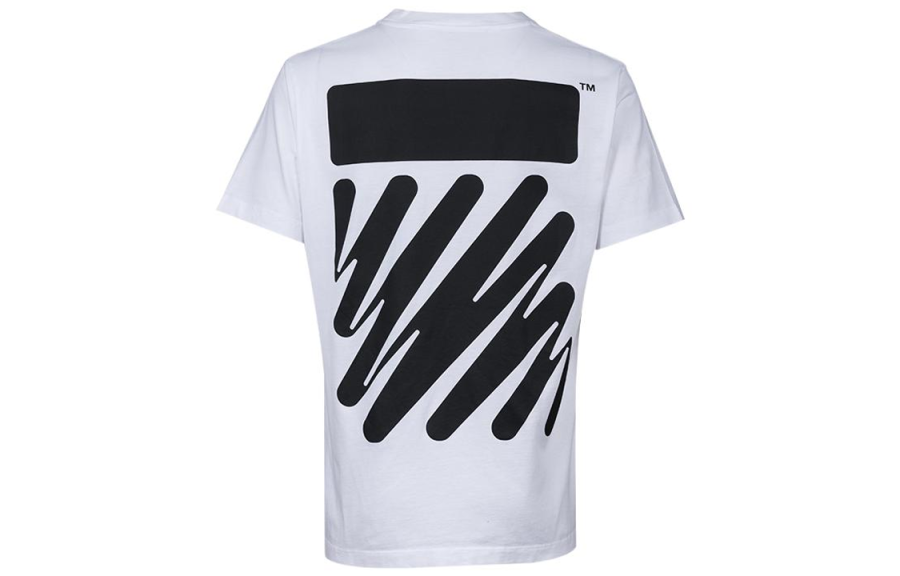 OFF-WHITE OFF-WHITE Wave Diag Slim Short-Sleeve Tee