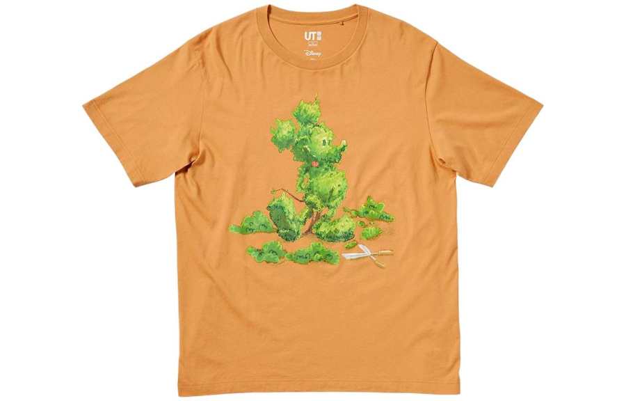 UNIQLO SS22 T Shirt Unisex Pink Orange