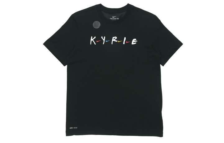 Nike Nike T Shirts Men's Black Crew Neck Moderate Straight Fit