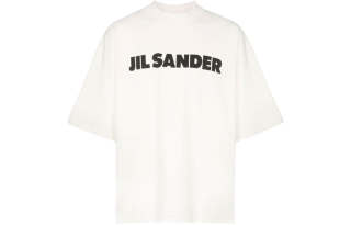 JIL SANDER Logo print Cotton T shirt