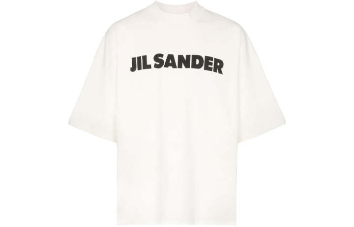 JIL SANDER JIL SANDER Logo print Cotton T shirt
