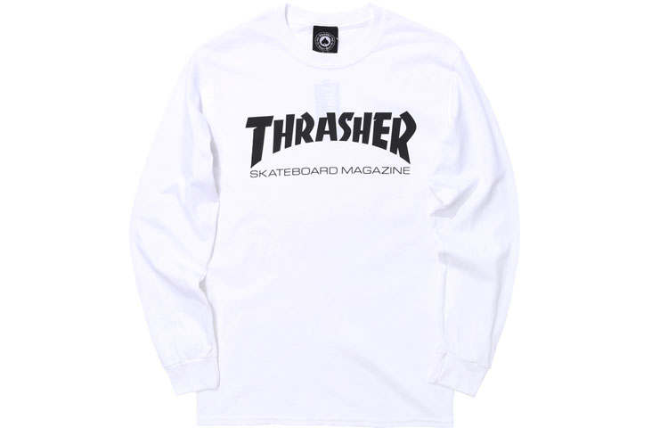 Thrasher T Shirts Unisex Crew Neck Moderate Heavyweight