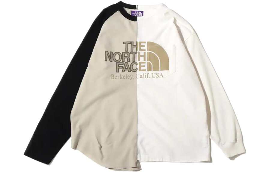 THE NORTH FACE PURPLE LABEL Drop Shoulder Sleeve T Shirt Men's Beige