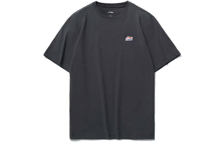 Li-Ning Li Ning Sports Fashion Collection T Shirts Men's Crew Neck Moderate Straight Fit
