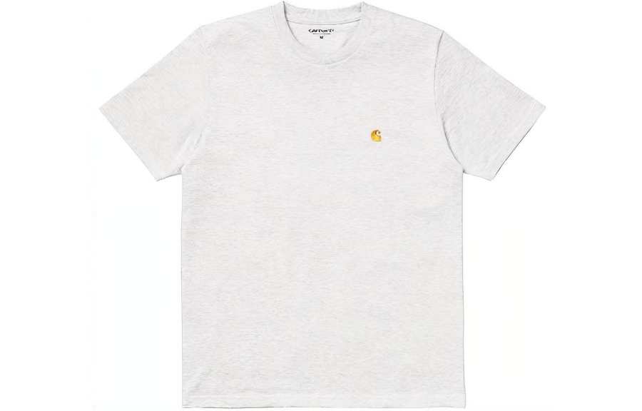 Carhartt WIP Logo Embroidered Crewneck T Shirt