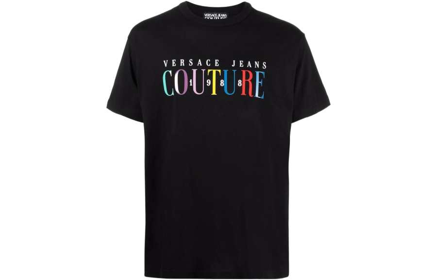 VERSACE JEANS COUTURE SS22 T Shirt Men's Black