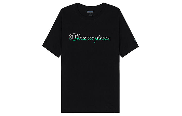 Champion T Shirt US Version Unisex Black
