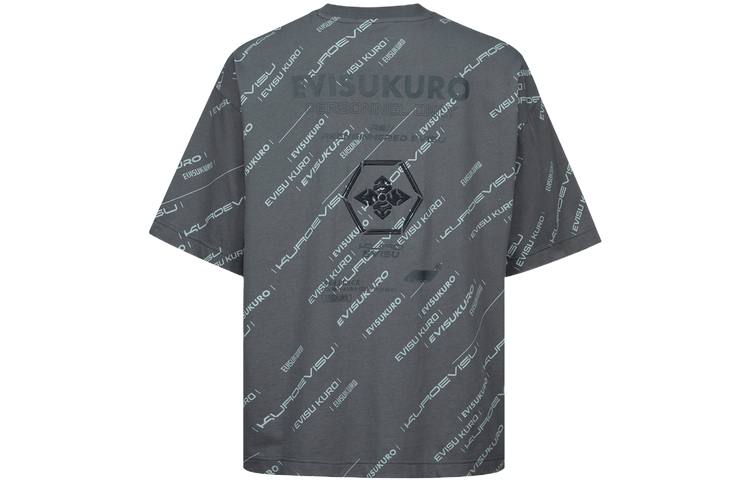 EVISU T Shirts Unisex Crew Neck Moderate Straight Fit