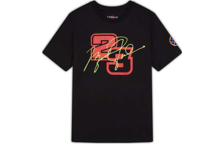 Jordan Jordan Numeric Printing T Shirt Men's Black
