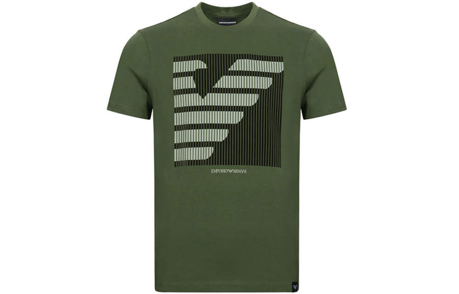 EMPORIO ARMANI SS18 T Shirt Men's Green