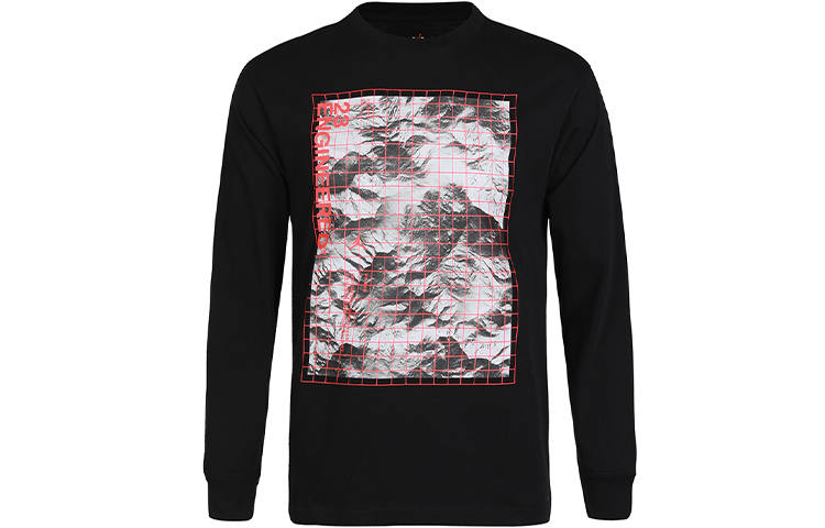 Jordan Jordan 23 Engineered T Shirts Men's Black Crew Neck Moderate Straight Fit