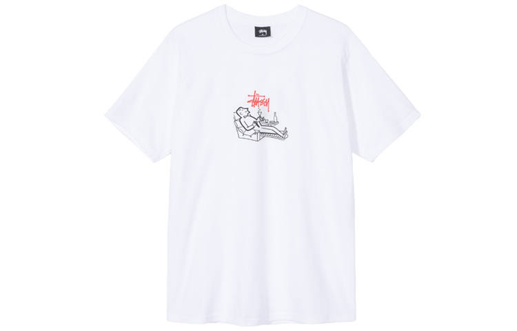Stussy T Shirts Unisex Crew Neck Moderate