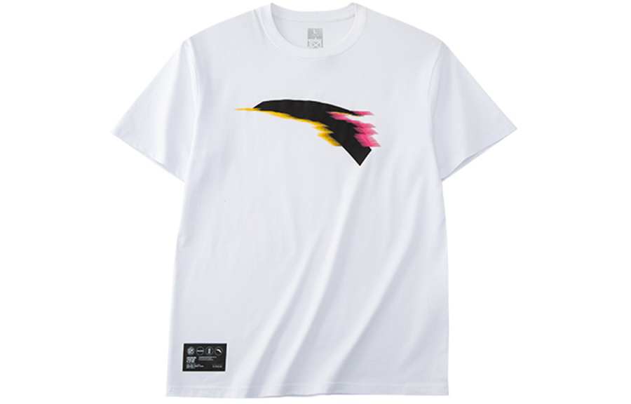 Anta Basketball Collection T Shirt Unisex White