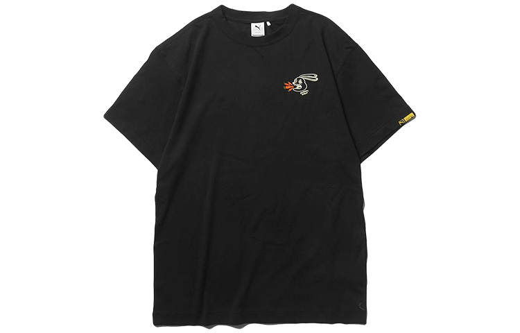 PUMA X Randomevent T Shirts Unisex Crew Neck Moderate Straight Fit