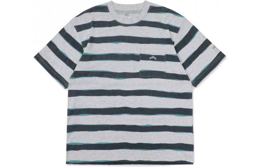 MADNESS T Shirts Unisex Gray Crew Neck Moderate Straight Fit