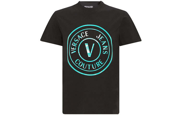 VERSACE JEANS COUTURE SS22 T Shirt Men's Black