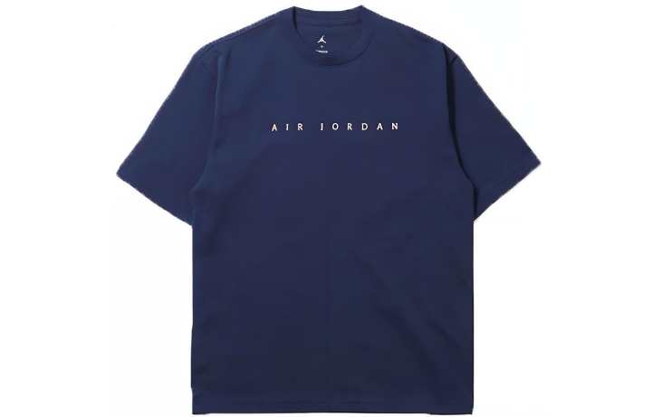 Jordan Jordan T Shirt Asia Version Unisex Midnight Blue