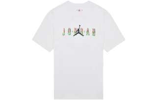 Jordan T Shirts Men's Crew Neck Moderate Straight Fit