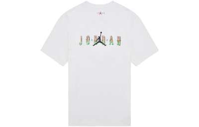 Jordan T Shirts Men's Crew Neck Moderate Straight Fit