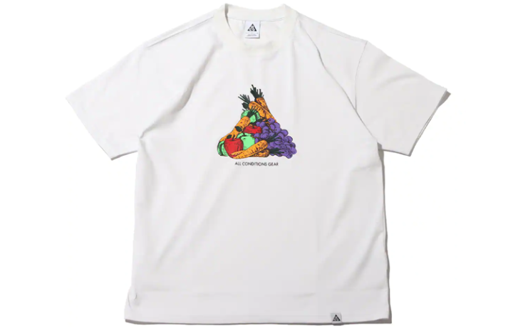 Nike Nike ACG T Shirts Men's White Crew Neck Moderate Straight Fit