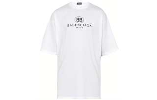 Balenciaga T Shirt Regular Fit Men's White