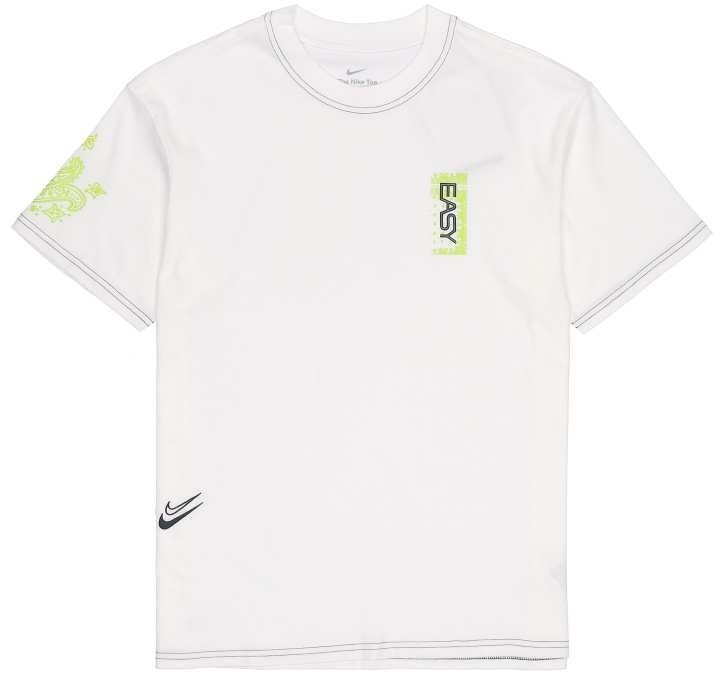 Nike Nike Drop Shoulder Sleeve T-Shirt Men's White