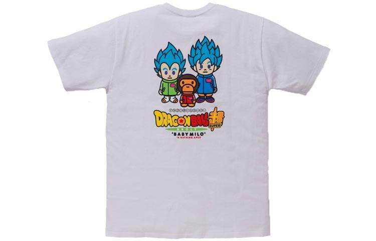 A BATHING APE x Dragonball Super Goku&Vegeta Tee Bape T Shirt Unisex White