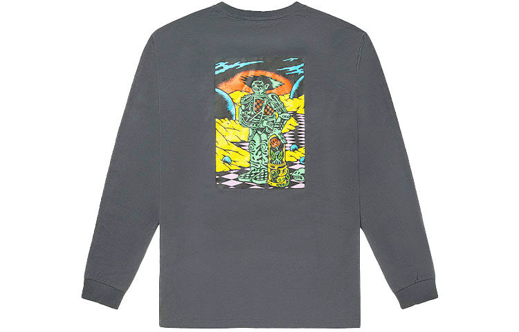Vans T Shirts Unisex Gray Crew Neck Moderate Other