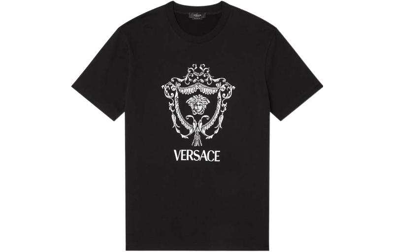 VERSACE VERSACE Embroidered Medusa T Shirt