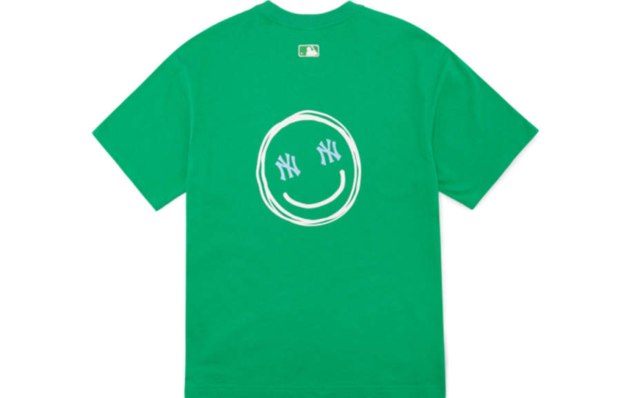 MLB MLB T Shirts Unisex Green Crew Neck Thin Straight Fit