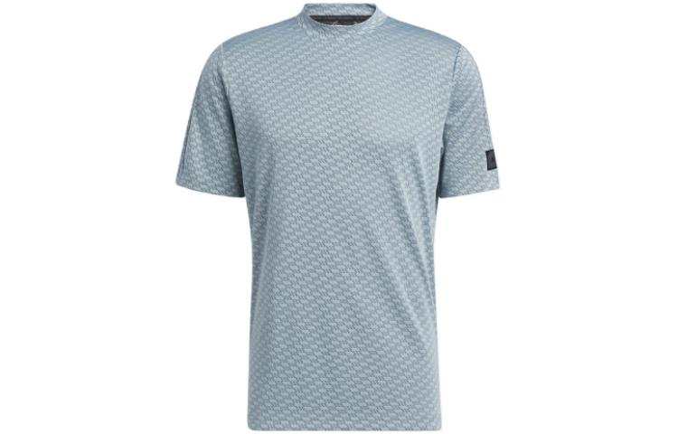 Adidas Adidas T Shirts Men's Blue Crew Neck Moderate Straight Fit