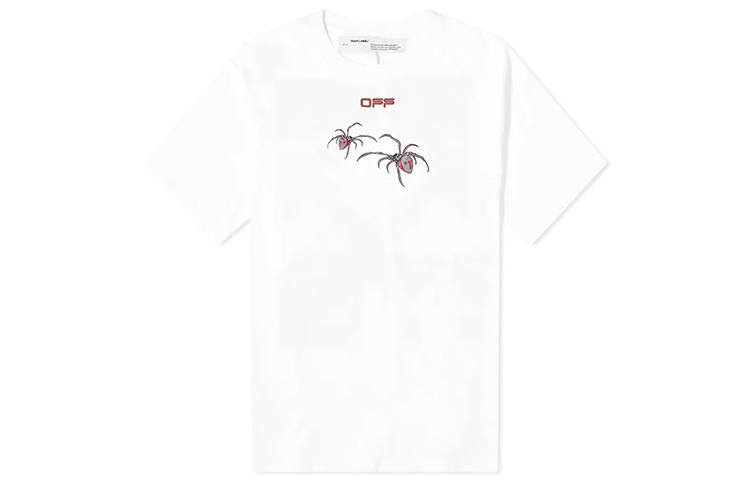 OFF-WHITE OFF WHITE Oversized Fit Arachno Arrows T Shirt
