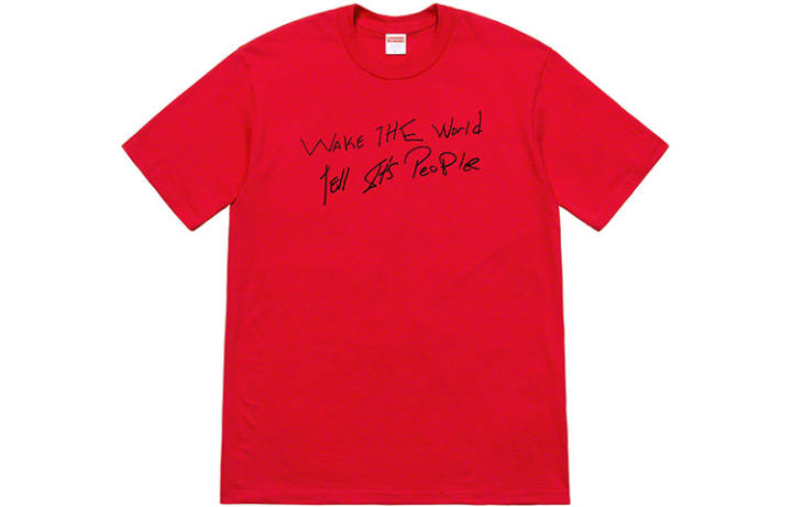 Supreme Supreme Buju Banton Wake The World Tee