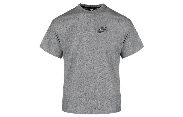 Nike Nike T Shirts Men's Gray Crew Neck Moderate Straight Fit