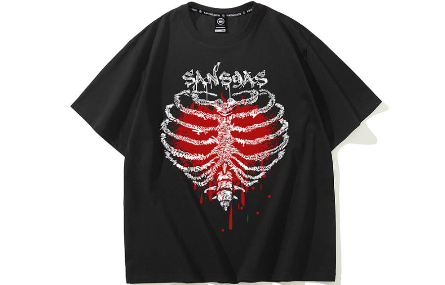 SANSYAS T Shirts Unisex Crew Neck Moderate Straight Fit
