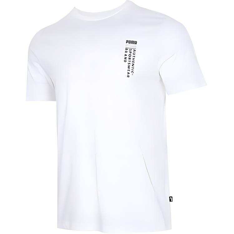 PUMA GRAPHICS T Shirts Men's Crew Neck Moderate Straight Fit