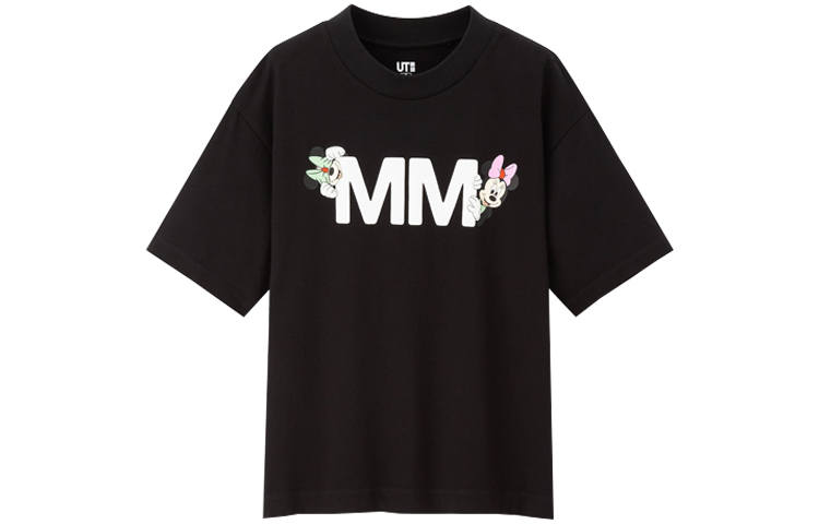 UNIQLO X AMBUSH T Shirts Unisex Crew Neck Moderate Straight Fit