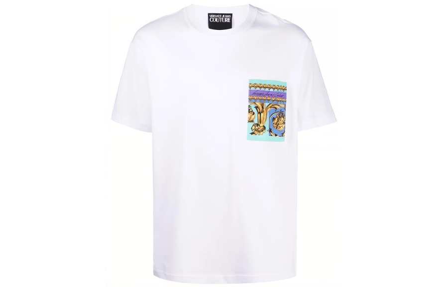 VERSACE JEANS COUTURE SS22 T Shirt Men's White